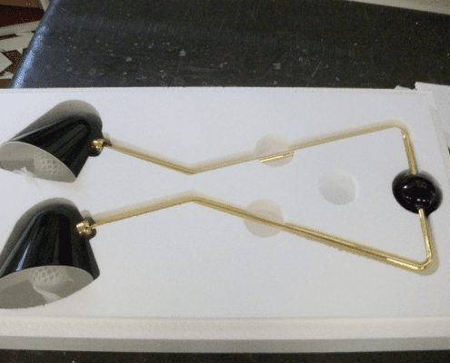 imballaggi per mobili - imballaggio in polistirolo per lampade d'arredamento -1